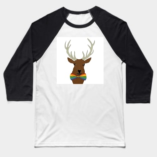 Lgbt deer Baseball T-Shirt